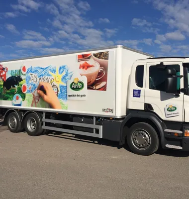Arla siktar på fossilfri fordonsflotta med OKQ8:s Diesel Bio HVO