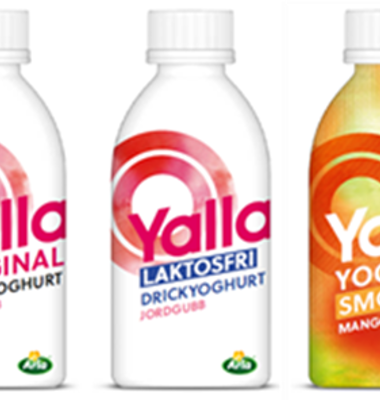 Arlas drickyoghurt och kvarg blir Yalla!