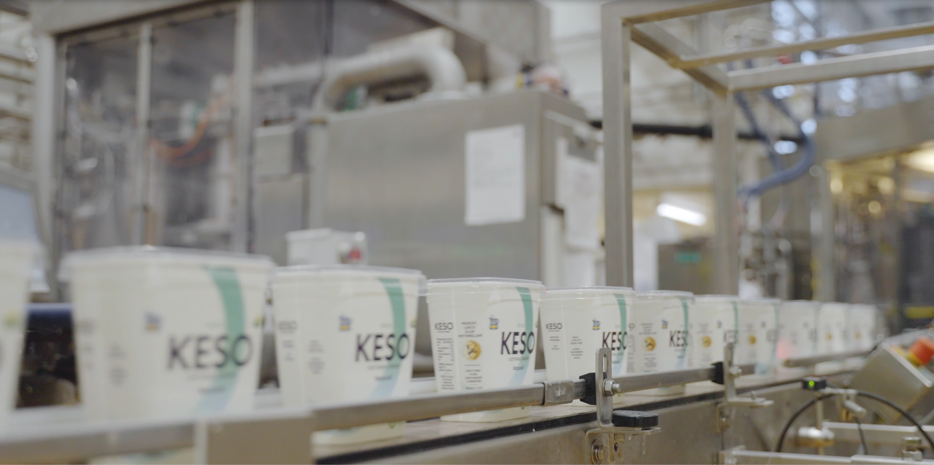 När 2025 summeras väntas Arla Falkenberg ha producerat 27 000 ton cottage cheese för både Sverige och utlandet. Foto: Arla.