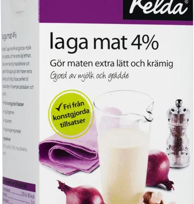 Kelda® Laga mat 4% – krämig, låg fetthalt och fri från konstgjorda tillsatser