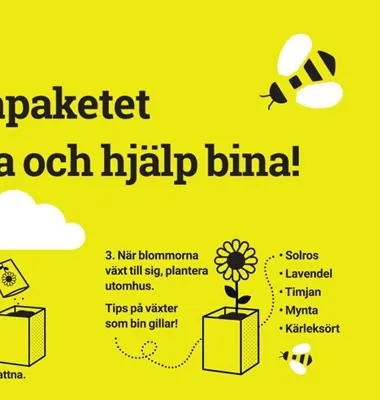 10 miljoner mjölkpaket med bi-information