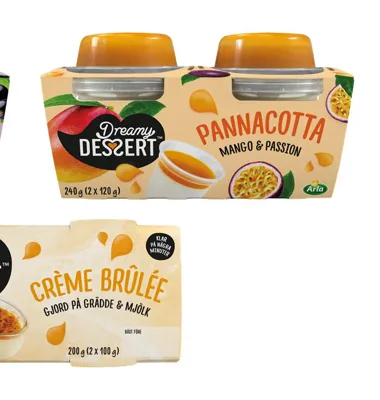 Arla lanserar desserter för extra lyx i vardagen