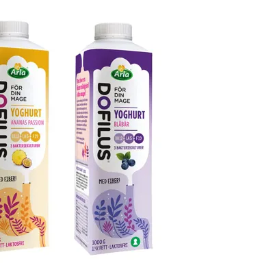 Arla lanserar Dofilus med fibrer och ny smak