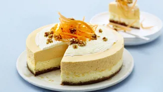 Carrot cheesecake