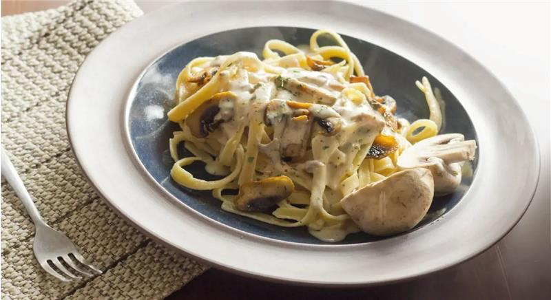 Mushroom tagliatelle