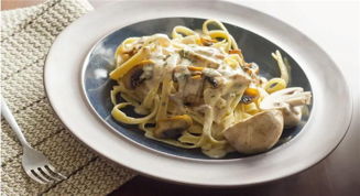 Mushroom tagliatelle