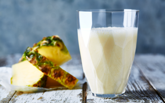 Pineapple banana smoothie