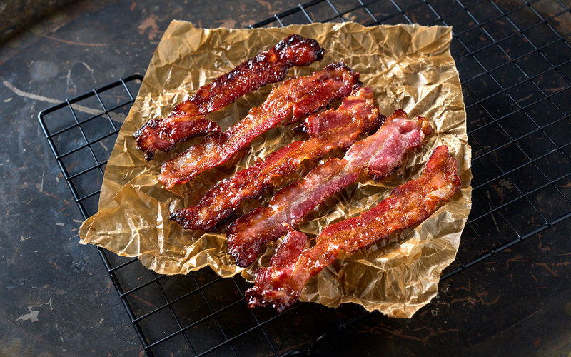 Air fryer bacon
