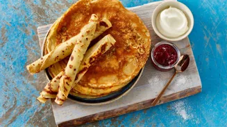 Lactose-free pancakes