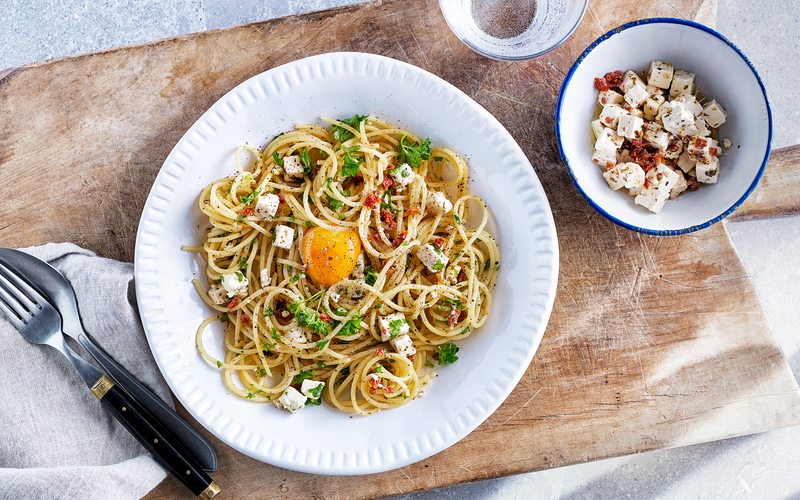 Vegetarian carbonara