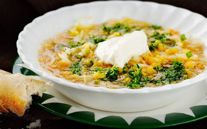 Lentil and vegetable soup