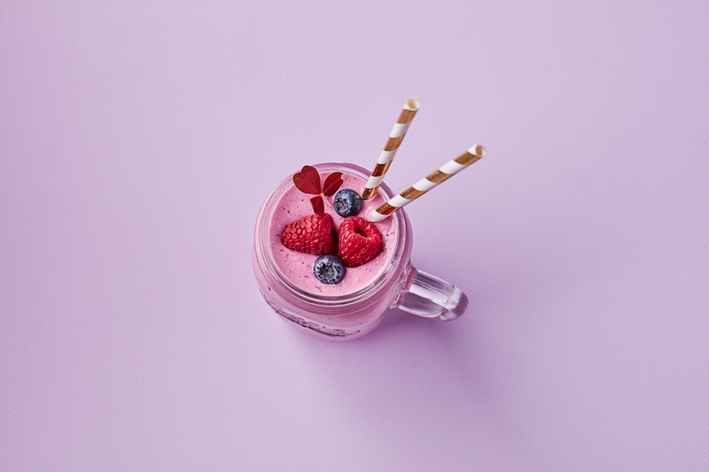 Skyr smoothie with oats