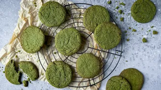 Matcha cookies