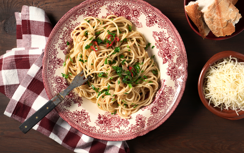 Spaghetti aglio e olio