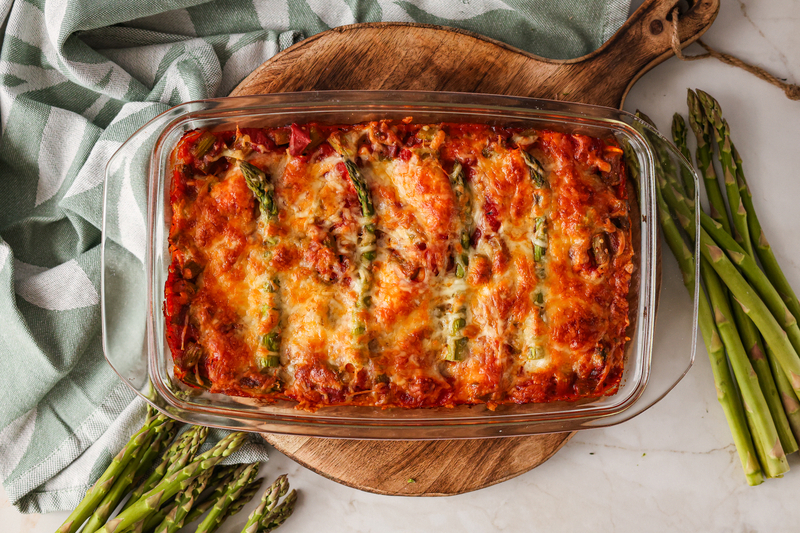 asparagus lasagne