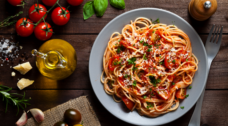 Spaghetti in Tomato Sauce