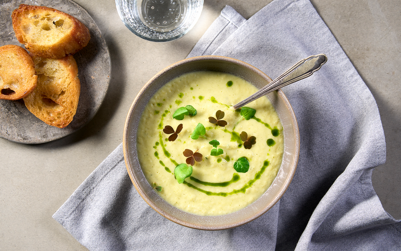 Broccoli and potato soup