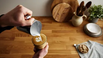 How to do latte art