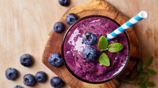 Blueberry smoothie