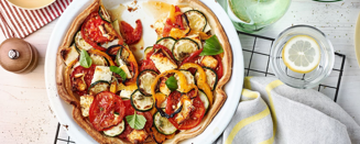 Vegetable tart