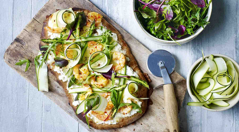 asparagus pizza