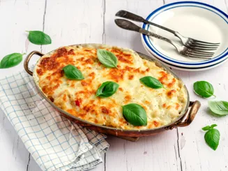 Vegetable pasta bake