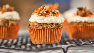 Carrot cake muffins
