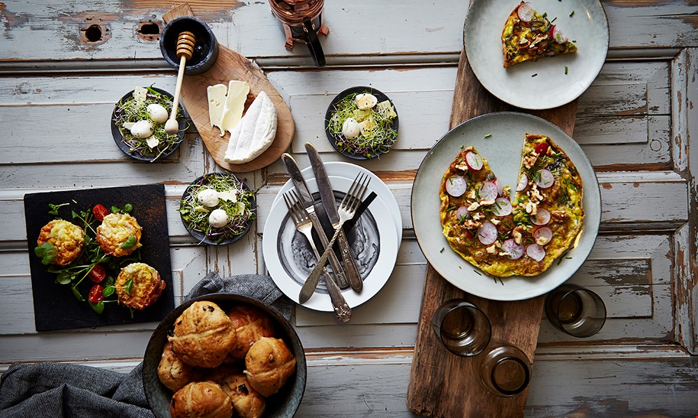 Easter brunch menu,