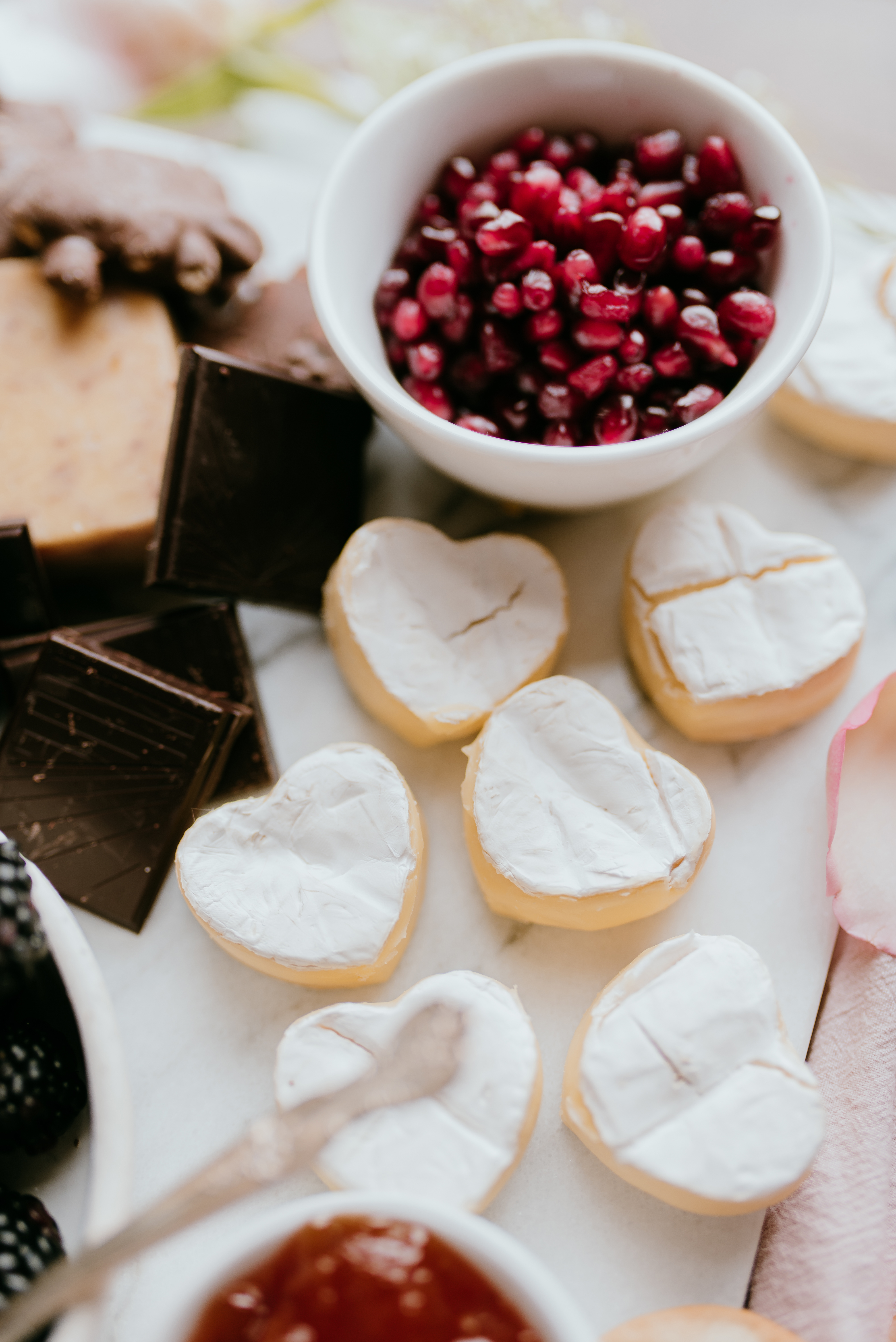 Valentine's Day cheese