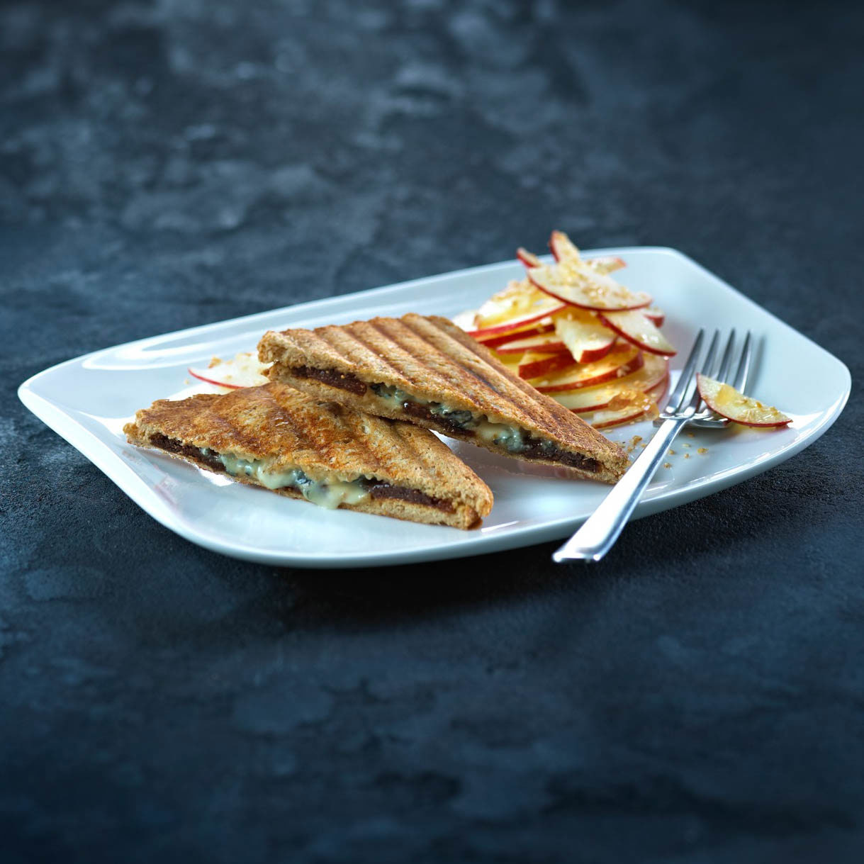 Grilled Blue Cheese Sandwich with Figs