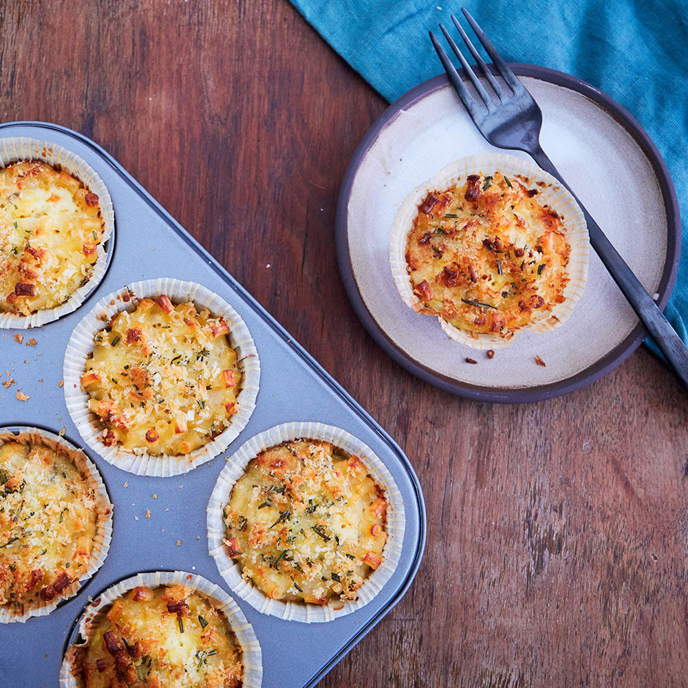 Mac & Cheese Muffins